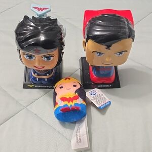 Wonder Woman and Superman Bobblehead Set